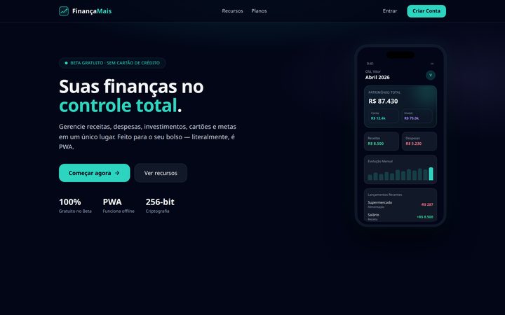 FinancaMais preview